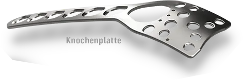 Knochenplatte