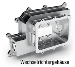 Werkstück: Wechselrichtergehäuse