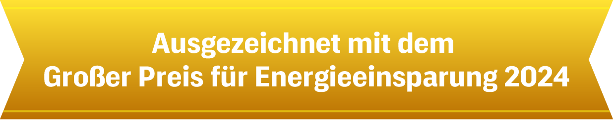 Ausgezeichnet mit dem Großer Preis für Energieeinsparung 2024