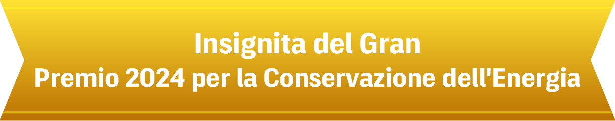 Insignita del Gran Premio 2024 per la Conservazione dell'Energia