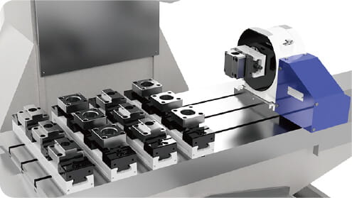 Multiple small workpieces machining