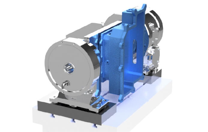 Multi-face machiningwith rotary table