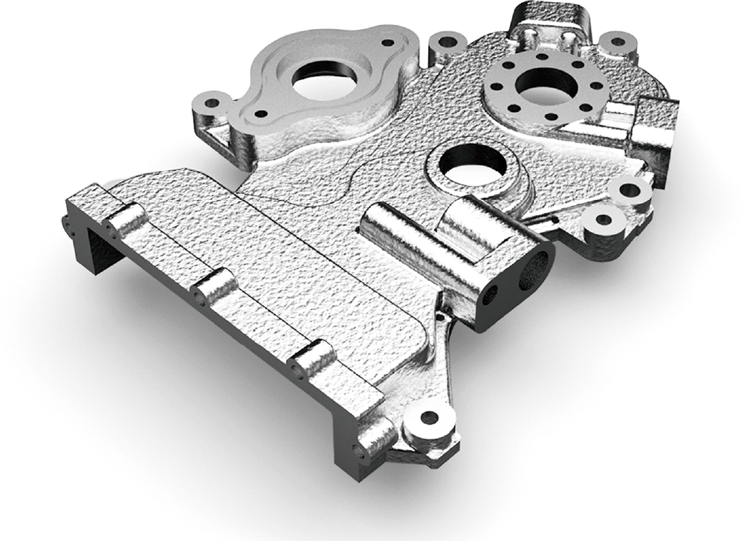 Timing chain cover aluminum alloy