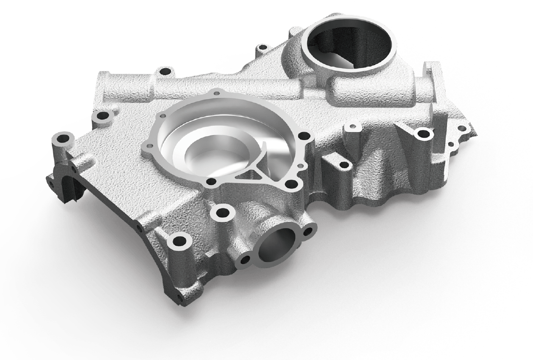 Gearbox housing aluminum alloy