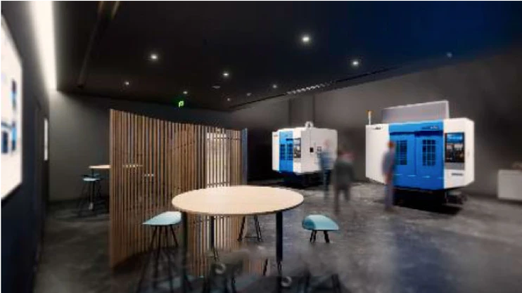 Interior image of the India plant