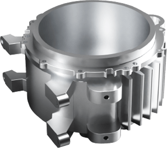 EV motor case