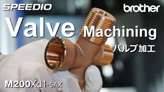 M200Xd1-5AX Valve Machining