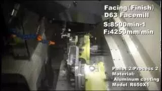 R650X1 Machining example(Aluminium)