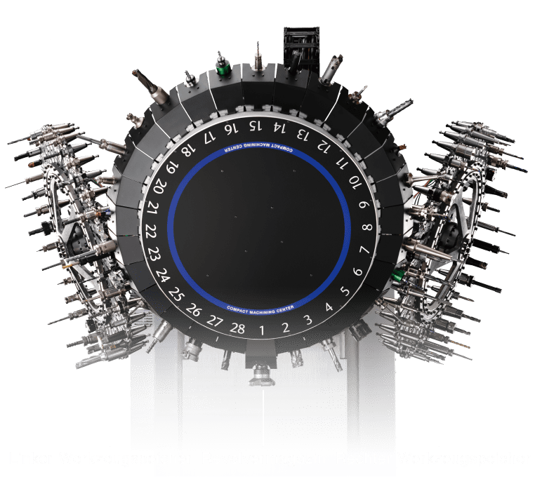 Bild von Spezifikation mit 100-Werkzeugmagazin