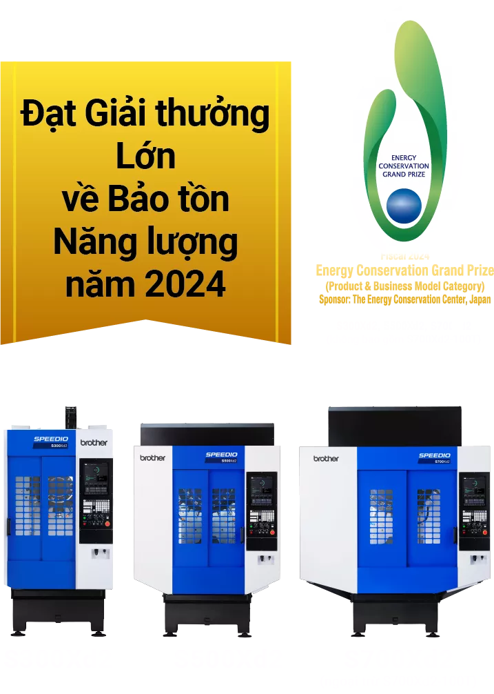 Dòng SPEEDIO S đạt Giải thưởng Lớn về Bảo tồn năng lượng năm 2024
