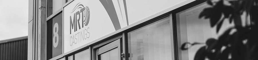 Corporate sign of MRT Castings Ltd.