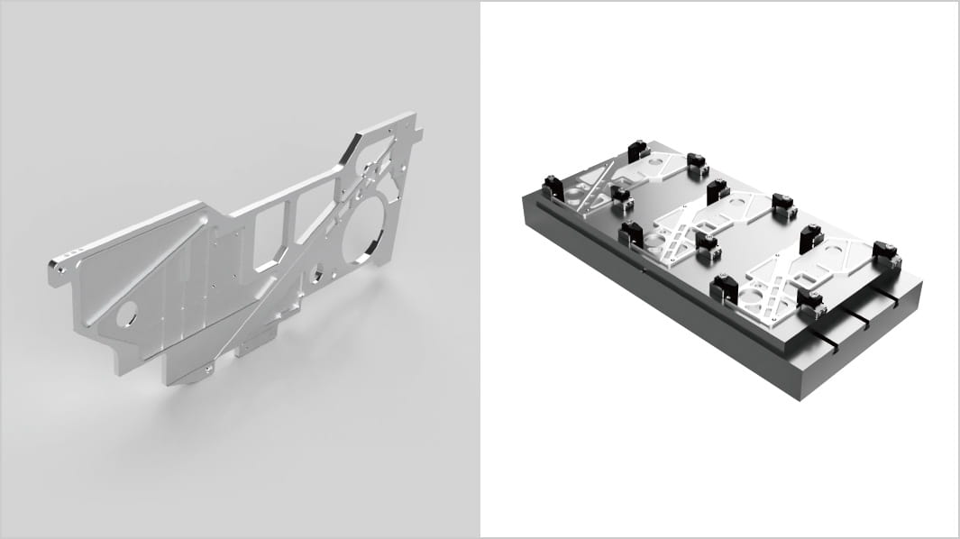 Photo of components of semiconductor production equipment (chip mounter)