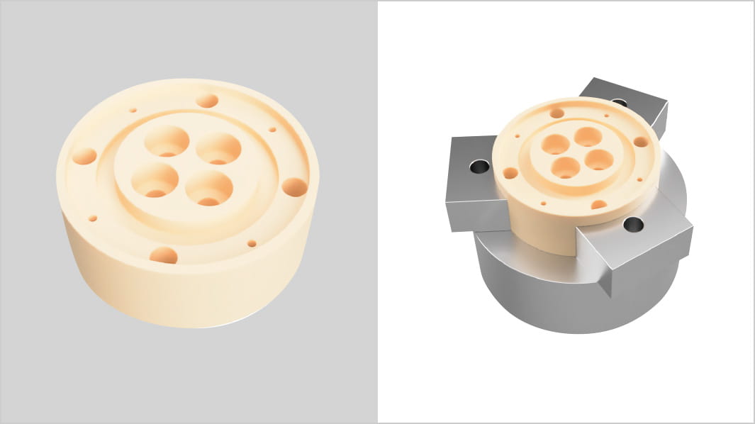 Photos of resin pump body