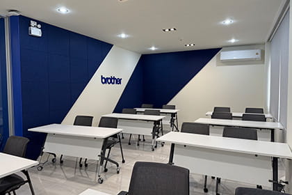 Inside view of Brother Technology Center Bangkok