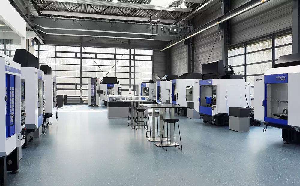 Inside view of Brother Technology Center Frankfurt