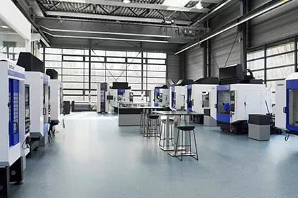 Inside view of Brother Technology Center Frankfurt