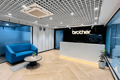 Inside view of Brother Technology Center Pune