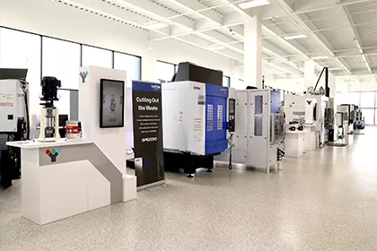 Inside view of Yamazen Inc.