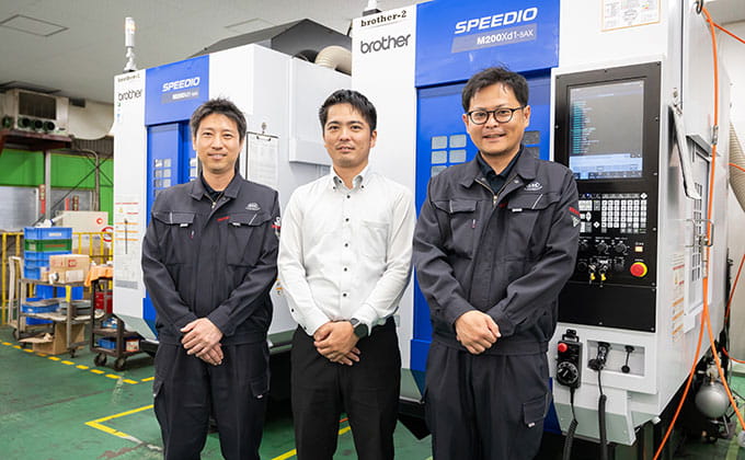 Left: Taichi Noda, Solutions Business Division Center: Yuuta Tokunaga, CFO and Head of President&apos;s Office Right: Sho Tanaka, Deputy General Manager