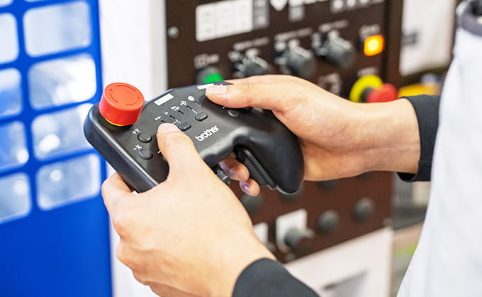 Operation using the controller