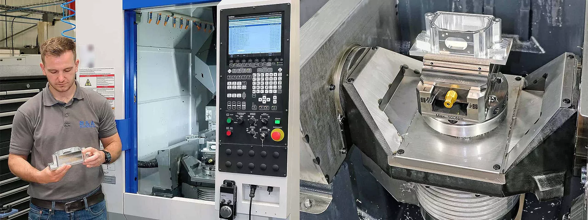 Brother machining centre halves cycle times
