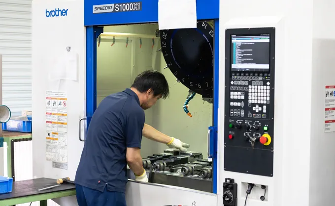 Working scene using the SPEEDIO