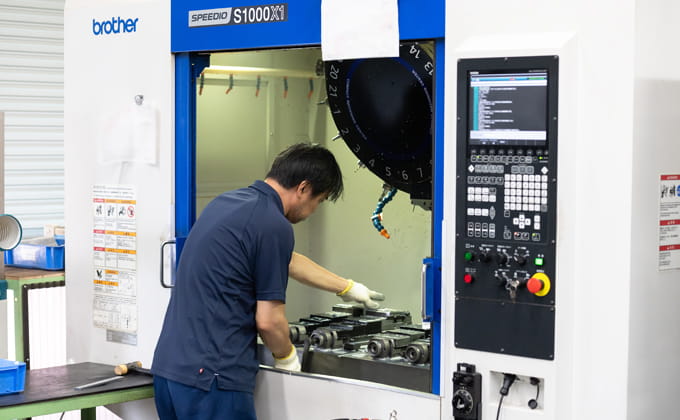 Working scene using the SPEEDIO