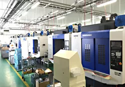 Lined up SPEEDIO units