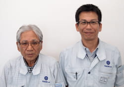 Ryoji Miyaji, Chairman (left) and Nobuharu Miyaji, CEO and President (right)