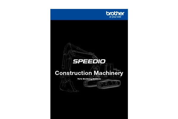 Construction Machinery Parts Machining Solutions catalog cover