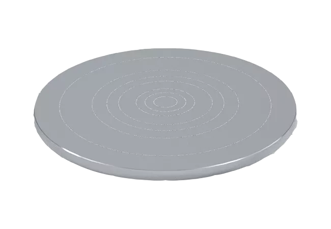 Large-diameter plate