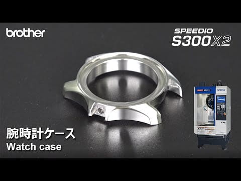 [Machining Demonstration] S300X2 Watch Case Stainless Steel