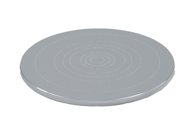Large-diameter plate