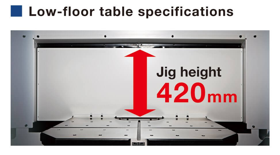 low-floor table
