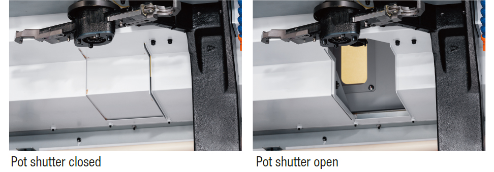 40-tool magazine Pot shutter